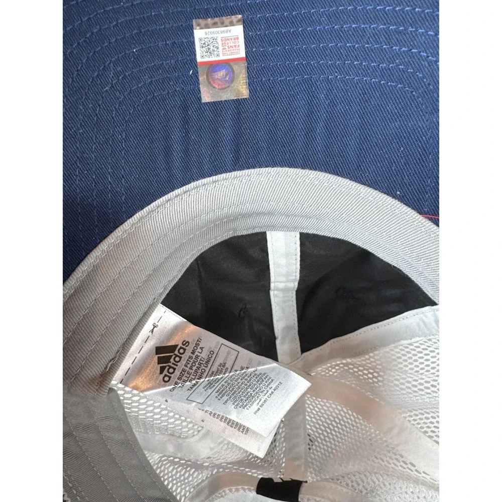 NWT Adidas Georgia‎ Tech GT Golden T's Navy Blue White Mesh Trucker Hat Cap